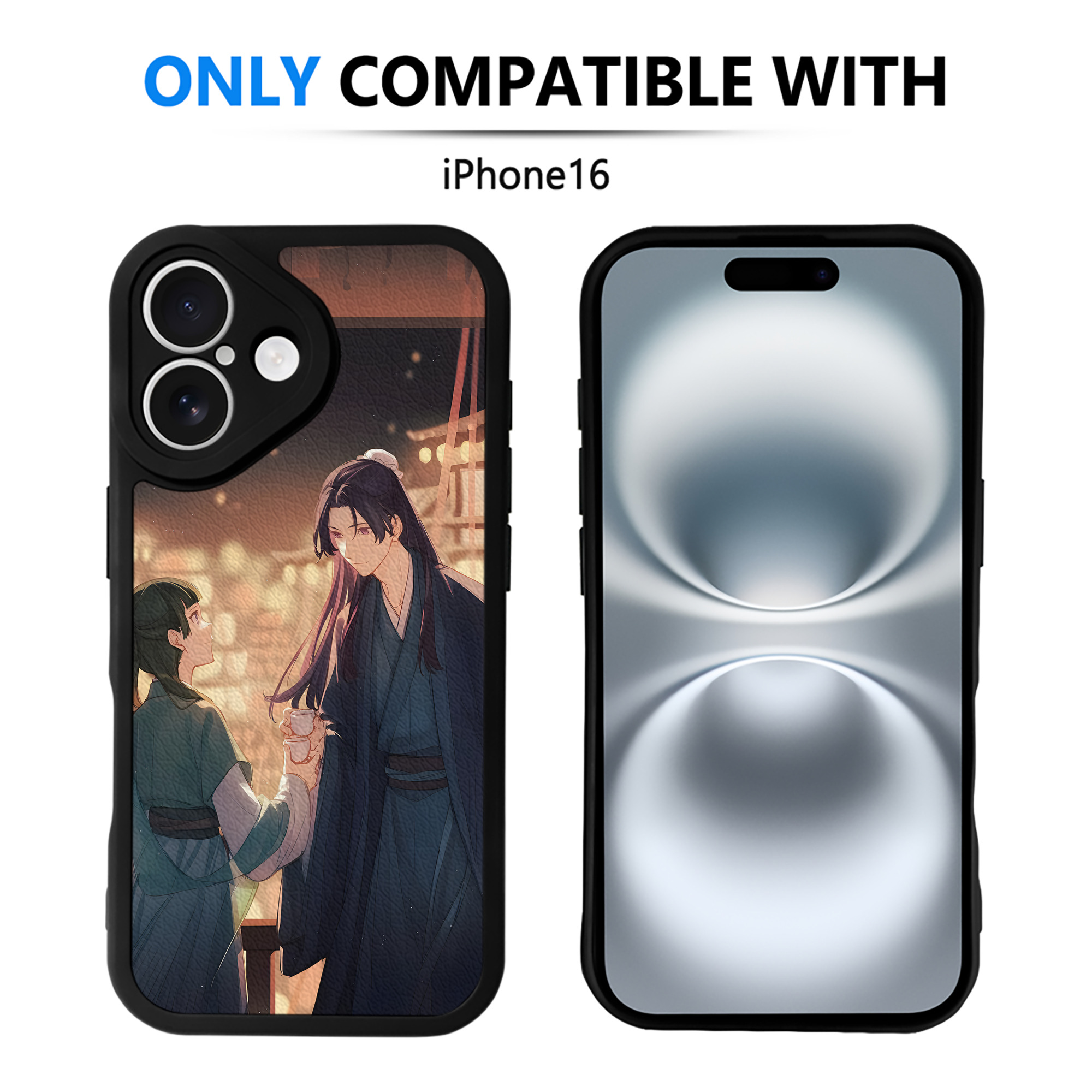 （画像用） 薬屋のひとりごと The Apothecary Diaries 【iPhone 16シリーズ対応】シリコンスマホケース（レザー調） 材質：シリコン